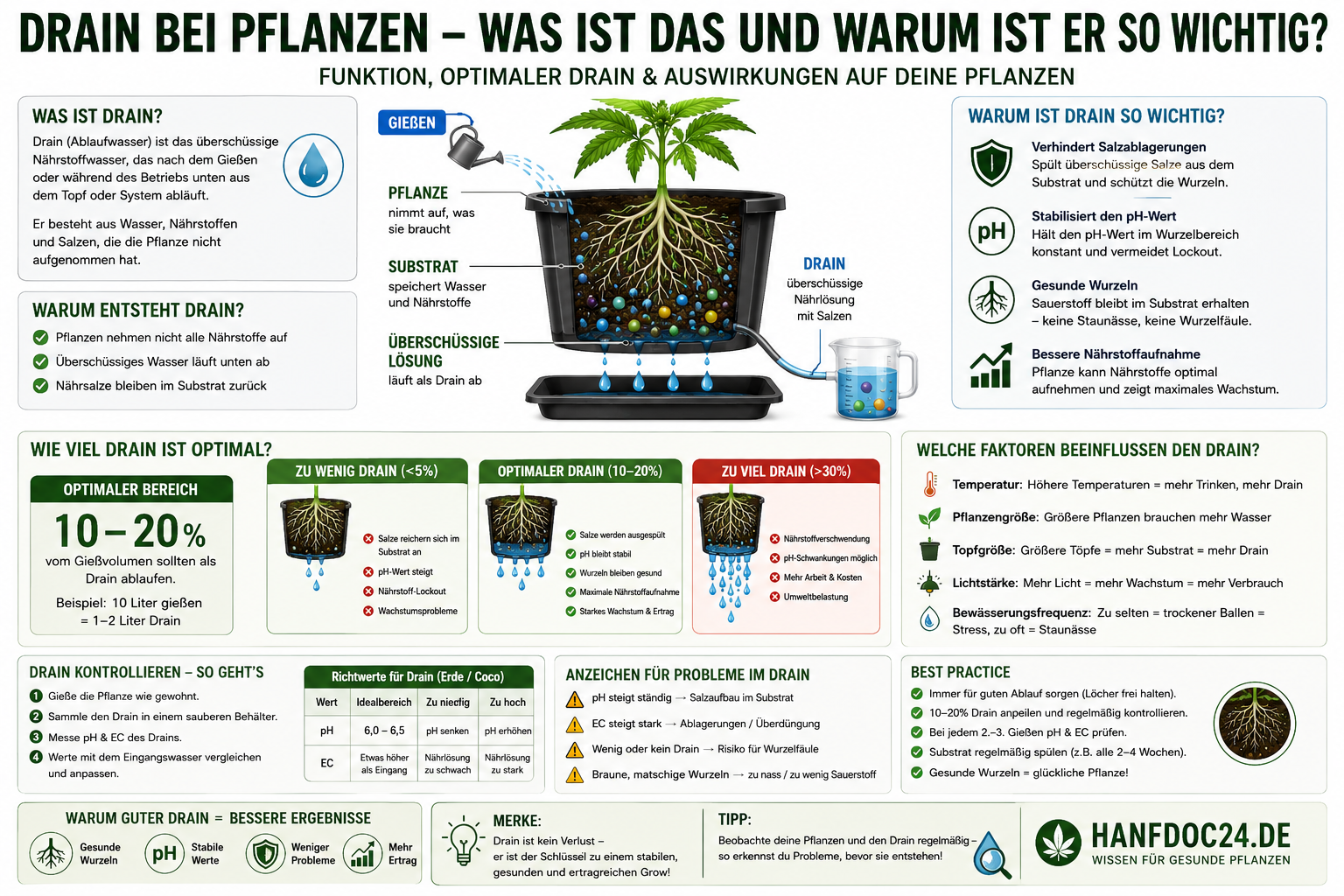 Drain bei Pflanzen – Was ist das und warum ist er so wichtig?