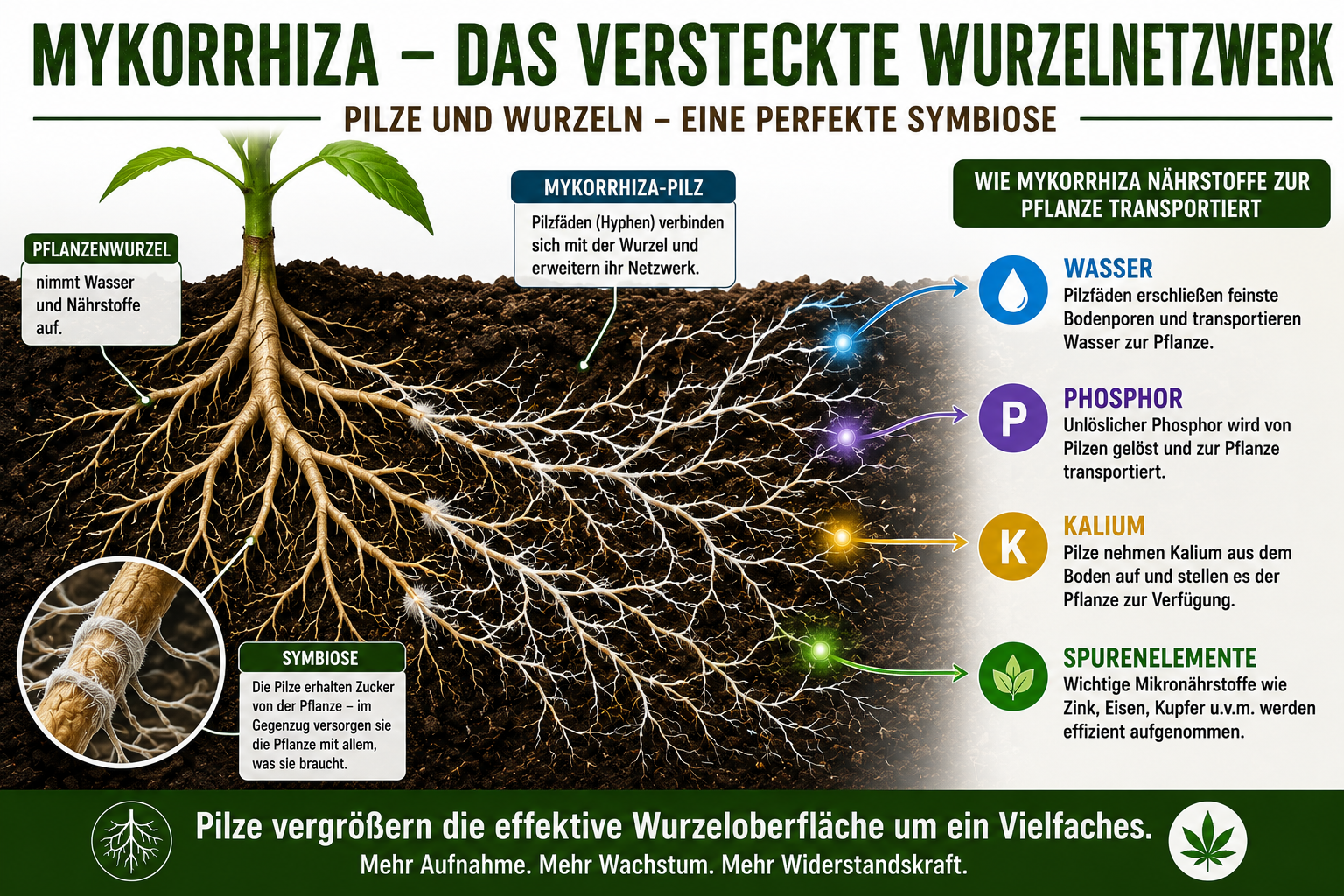 Mykorrhiza – Das versteckte Wurzelnetzwerk