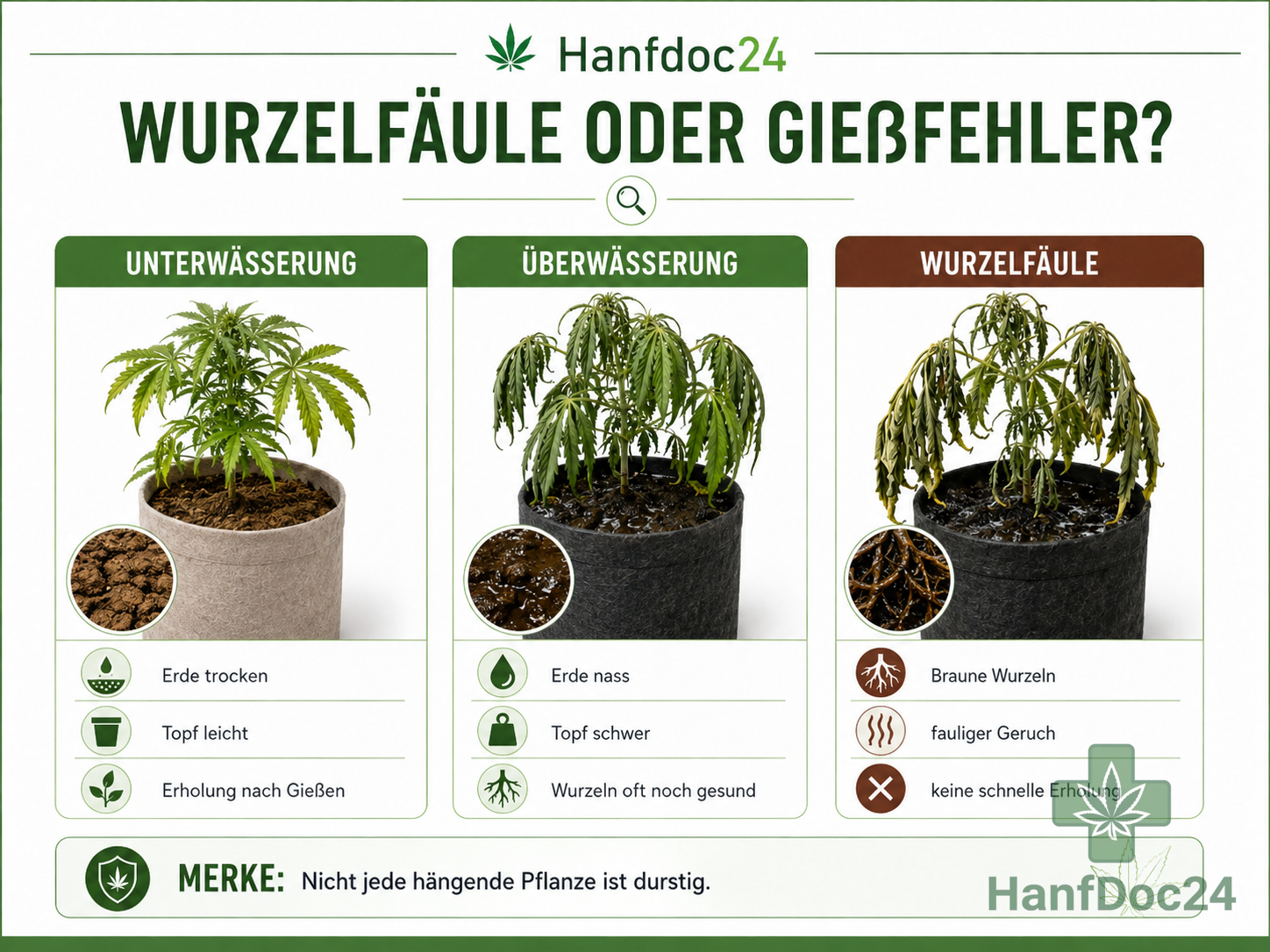 Wurzelfäule oder Giesfehler